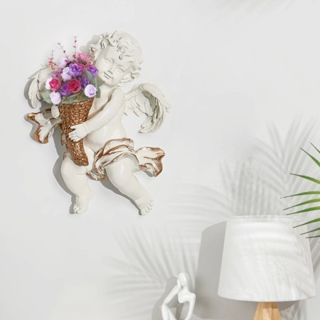 Nastennaya decor "Angel with a mug", 39 x 30 cm, left-1