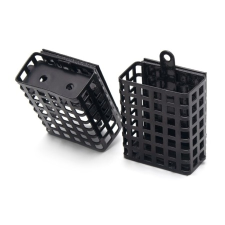 Feeding feeder Yaman rectangular 80 g, metal, removable plastic bottom, packaging 10 pcs. 106948