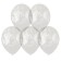Latex ball 14 "Butterflies", set 25 pcs., Transparent