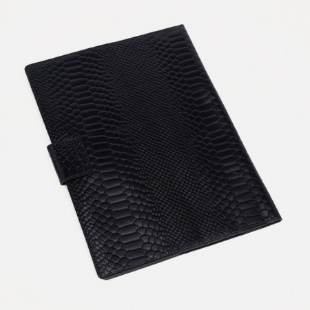 Folder for documents on the button, 3 sets, color black-1