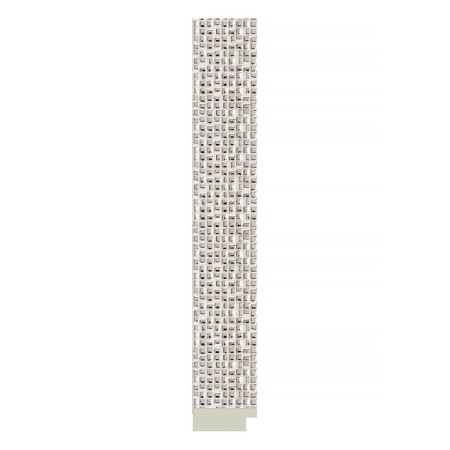 Mirror in the baguette frame, chrome mosaic 46 mm, 48x68 cm-2