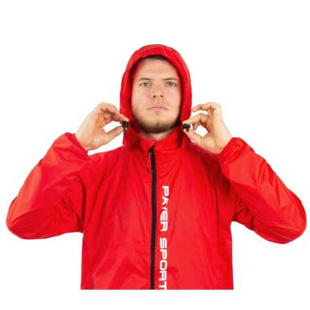 Vetrovka Payer "Fox" is moisture-proof, nylon, red with black, rr 56-58 Height 182-188-4