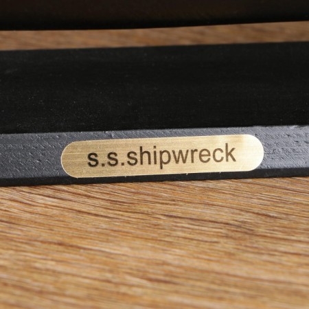 Ship "Golden Lan", black sails, 50x9x45 cm-7
