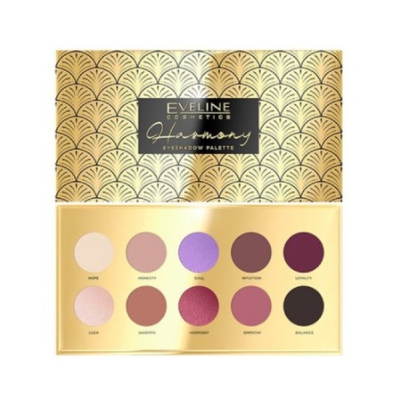 Palette Feature Eveline Harmony Eyeshadow Palette, 10 shades, 10 g