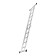 Staircase, two -section, articulated, aluminum, 5 steps