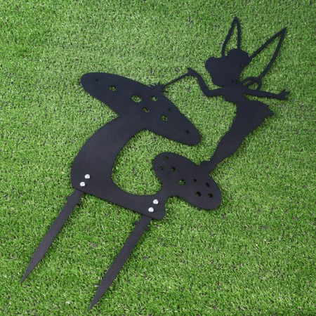 A set of garden figures "Magic Fairies", 2 pcs, 27x39.5cm/33x41cm, black-3