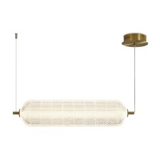 Suspended lamp Freya Fr6135PL-L18BT AWELLA, 675X150X1630 mm, LED, 19W, 2400LM, 3000K, Brass color