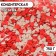 Confectionery Sprinking "mini-heart" white-red, 750 g