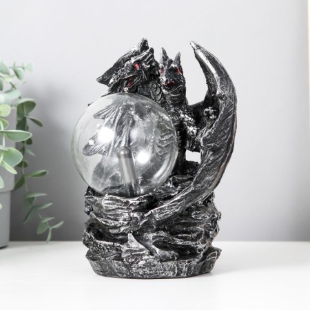Plasmic ball "Two -headed dragon" 21*10*12 cm-4