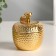 Coramics Coramics "Golden Apple" 8.5x7x7 cm