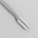 The chaber is bilateral, the blade is straight/concave, 13 cm, on the blister, the color is silver