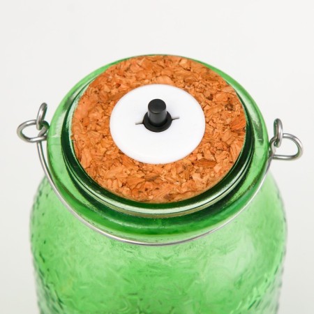 Nightnik "Dellos" LED from Batteries Green 7x7x17.5 cm Risalux-7