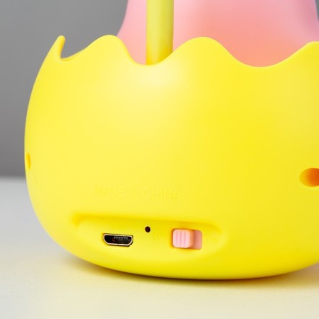 Table lamp "duckling" LED 3W USB AKB yellow-pink 9x9.2x22.7 cm Risalux-7