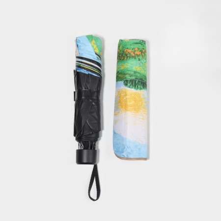 Mechanical “Landscape” umbrella, Eponge, 4 additions, 8 knitting needles, r = 48 cm, color mix-9
