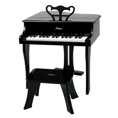 Musical toy "piano", black color