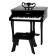 Musical toy "piano", black color