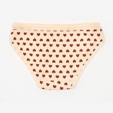 Panties female slips, beige color, rr 42-44-2