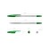 Ballpoint handle Erich Krause R-301 Classic Stick, Node 1.0 mm, green ink, letter line 2000 meters, barcode on the handle