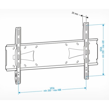 Holder PFS-4017 Black 32 "-60" Max.40kg, wall-mounted-2