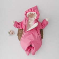 Комбинезон детский демисезонный KinDerLitto «Новый домовёнок-1», рост 68-74 см, цвет розовая фуксия