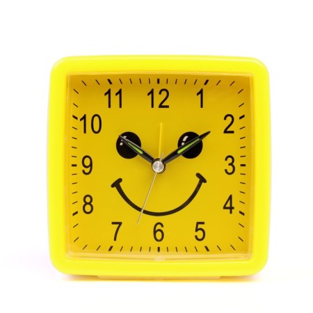 Smile alarm clock, discrete move, D-9 cm, 11 x 11 cm-2