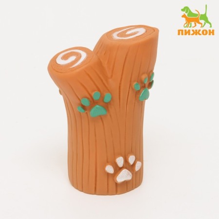 Toy squirrel "branch with paws" for dogs, 9 cm, brown