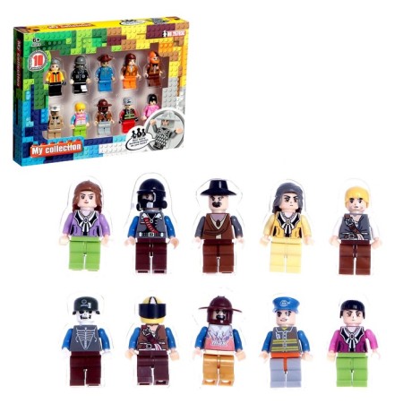 Figures for the designer, set 10 pieces