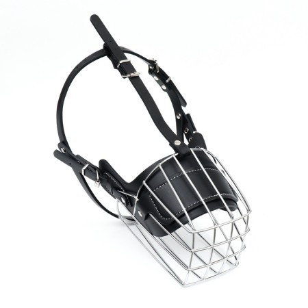 Mercorizer Metal No. 4 with a tripartite strap, pressed skin, black-2