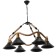 Chandelier 85209/6 E27 40W Black 76x76x58-112 cm Bayerlux
