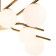 Lamp on the rod 8x40W G9, size 79x79x38 cm