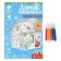 House coloring 3 in 1 "Visiting Santa Claus"