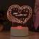Light "Love" Led RGB from the network 14.2x9.5x12.6 cm Risalux