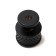 Handle button Cappio PK104, D = 25 mm, plastic, black color
