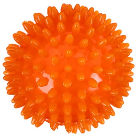 Massage ball Onlytop "Hedgehog", D = 5.5 cm, Orange color-5