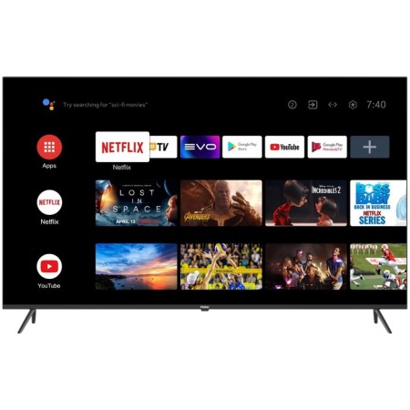 TV Haier Smart TV S1, 43 ", 3840x2160, DVB-T/T2/C/S2, HDMI 4, USB 2, Smart TV, black-3