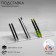 Horizontal stand for the handles for 20 pcs., 31.5x11x6 cm, 2 mm outflow in a protective film