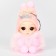 Soft toy "Winter doll" on a key fob, 16 cm, color mix
