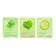 A set of moisturizing, fabric facial masks "Botanika No. 2", 3 pcs