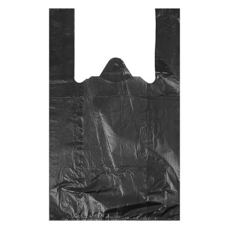 Black package, plastic, T -shirt, 25 x 45 cm, 9 μm