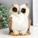 Fluffy "Owl" 10.5 x 8 x 15.5 cm