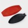 Cast iron pan on a wooden stand "Fish", 30 × 13 × 3 cm, black color