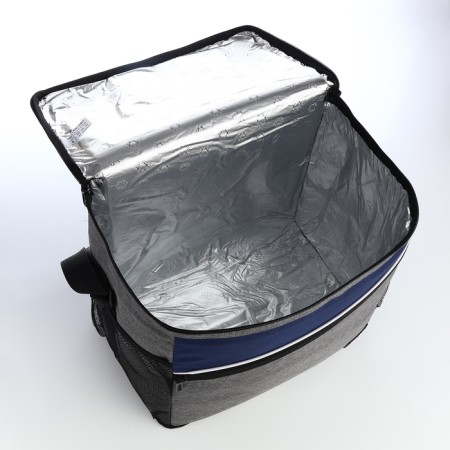 Bag-Termo two-flower 23l, 35*22*30, departure for Meln, n/karm, side mesh, reg, gray/blue-2