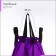 Bag for screed shoes, outer pocket, textura, lilac color