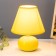 Salento table lamp E14 40W yellow 17x17x23 cm Risalux