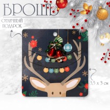 New Year! New Year's Brooch 