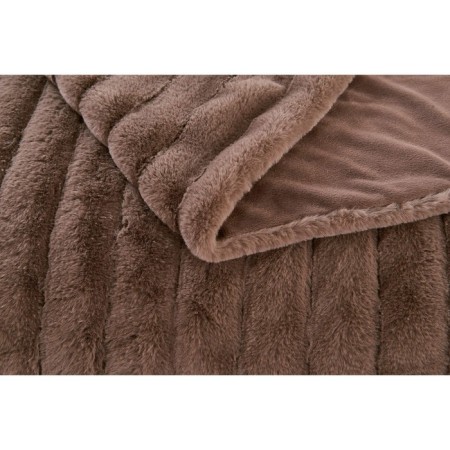 ANABALLY PLAD, size 220x240 cm, chocolate color-3