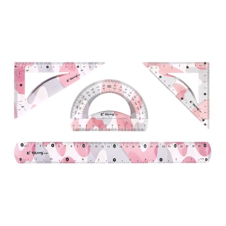 Set of geometric flexible silicone (line 30cm+2 squares+transporter) Millitari-1