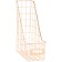 Paper tray Vertical Meshu "Rose Gold", 1 section, metal, pink gold