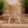 A set of wicker pots, 3 pcs, height 36x36x56 cm