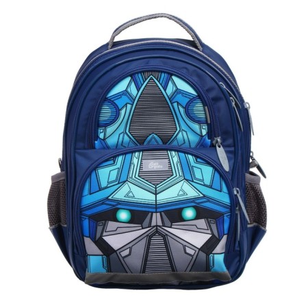 School backpack, 36 x 23 x 13 cm, ergonomic back, calligrata n "transformer", blue-7